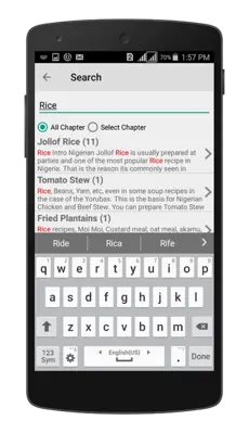 Nigerian Recipes android App screenshot 14